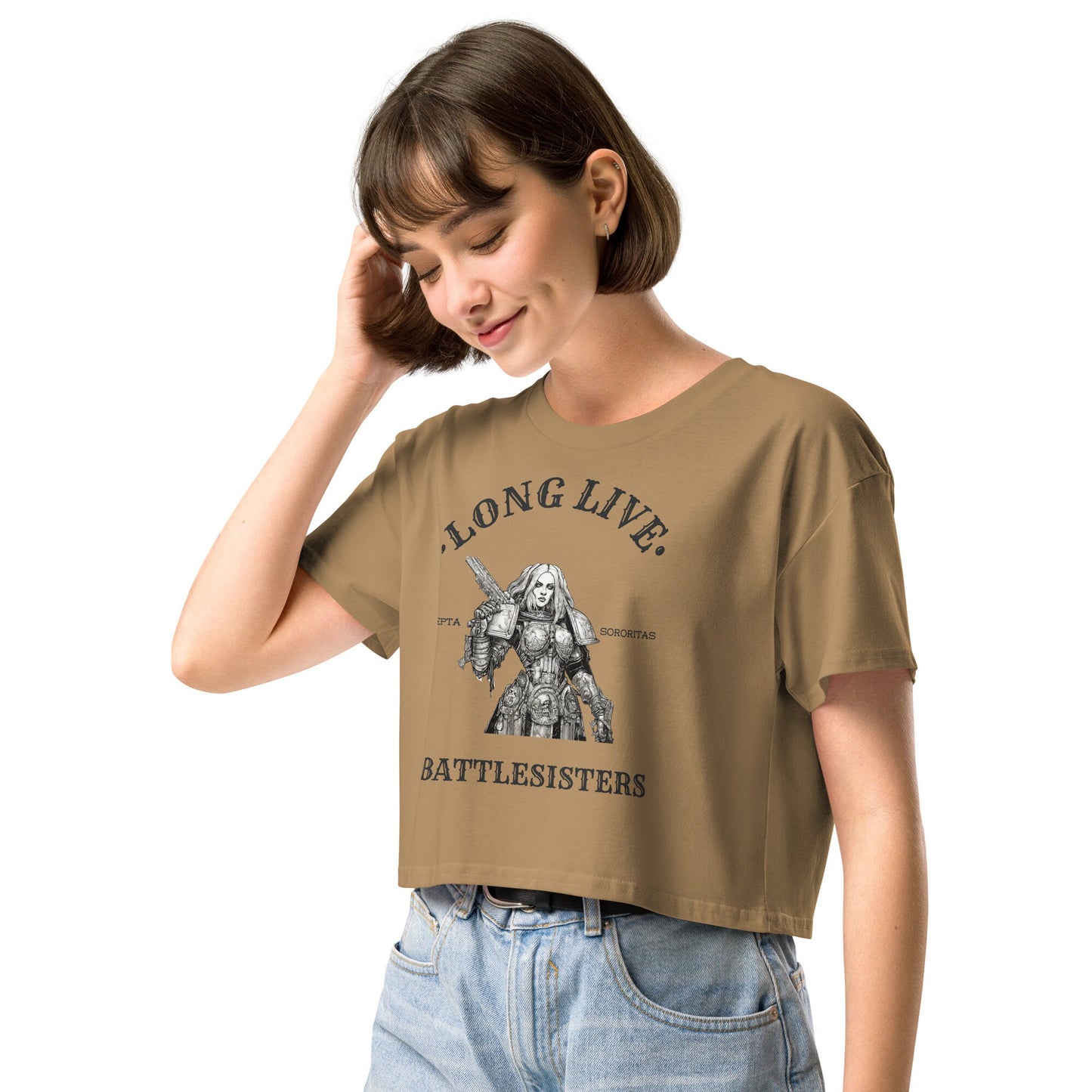 Long Live Battle Sisters Women’s crop top