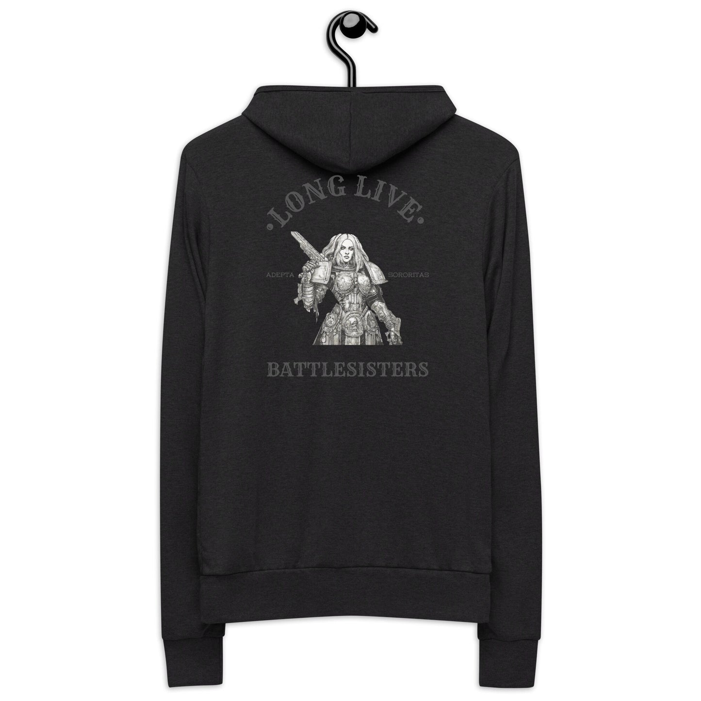 Long Live Battle Sisters Unisex zip hoodie