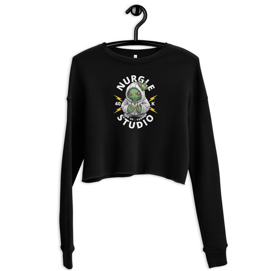 Nurgling boxing studio Crop Sweatshirt