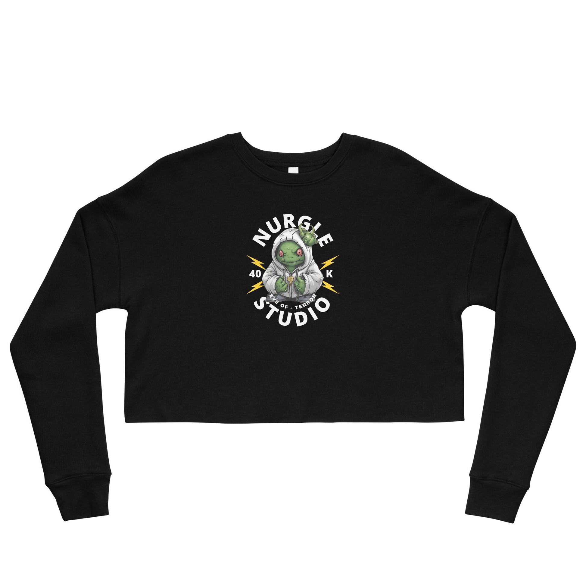 Nurgling boxing studio Crop Sweatshirt